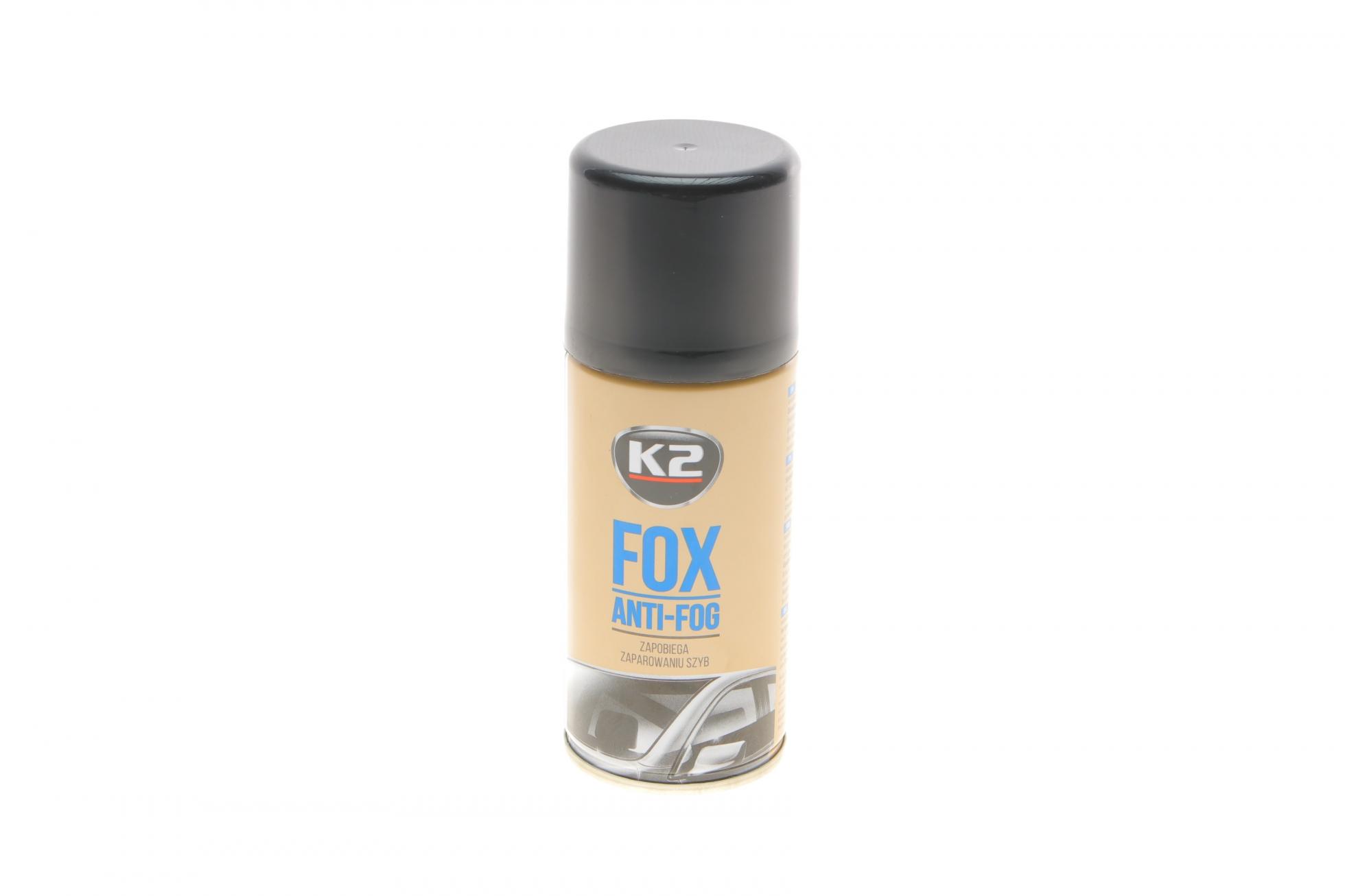 K2 Засіб проти запотівання автомобільного скла Fox 150ml K631
